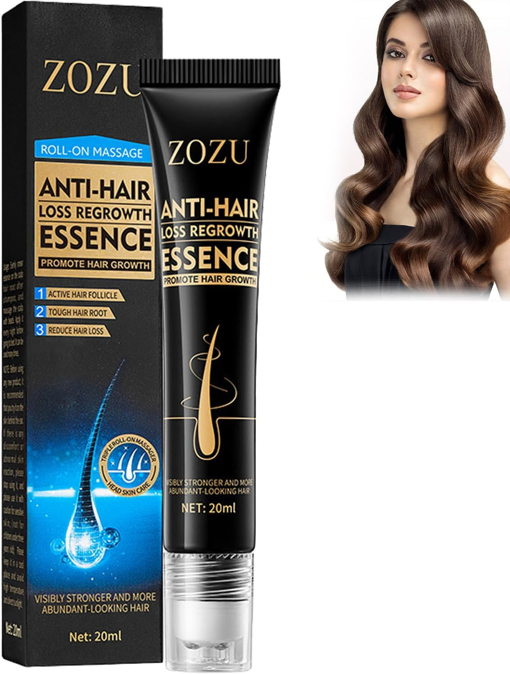 Hair Growth Serum, Reducei Hair Loss Serum, Hair Growth Serum for Women and Men, Biotin Hair Growth