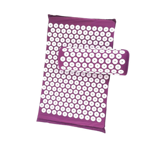 Acupressure Mat and Pillow Set for Back/Neck  Relief and Muscle Relaxation