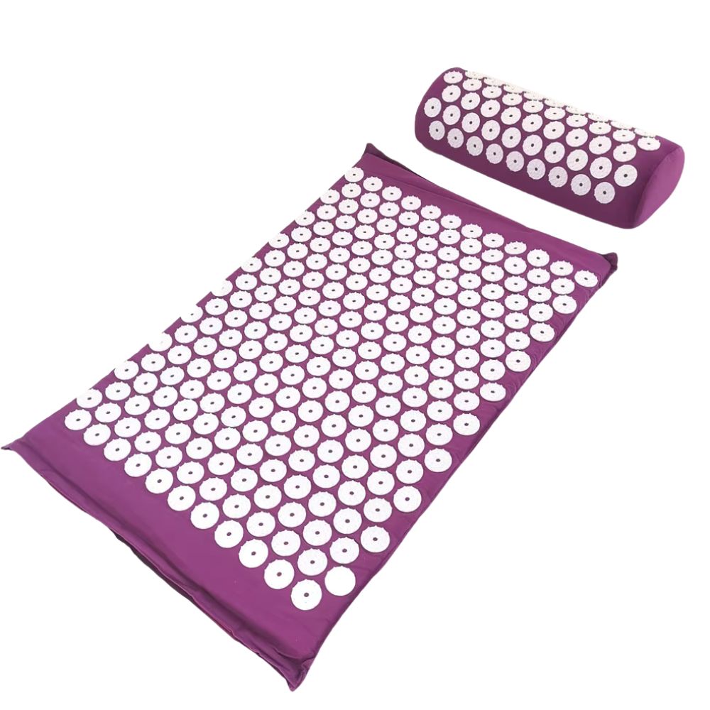 Acupressure Mat and Pillow Set for Back/Neck  Relief and Muscle Relaxation