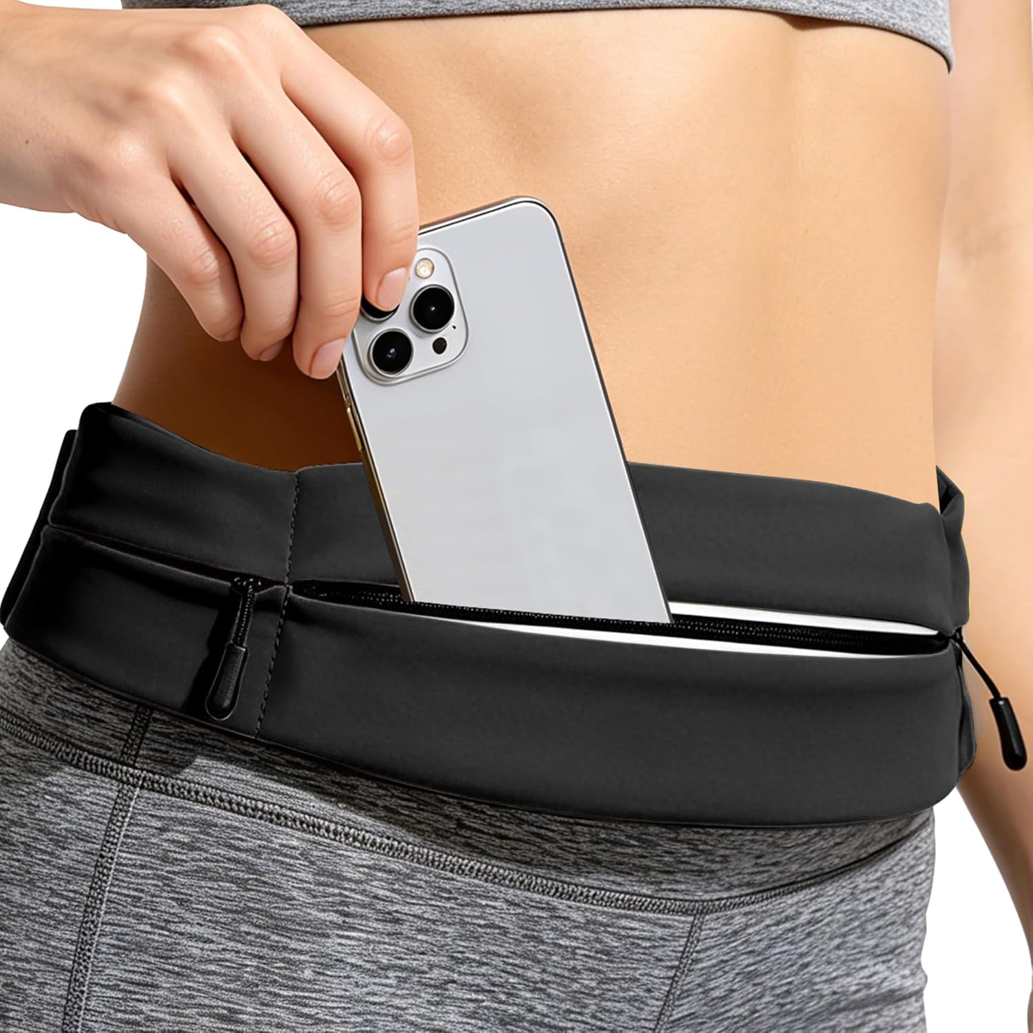 Slim Running Belt for Phone, Keys & Essentials